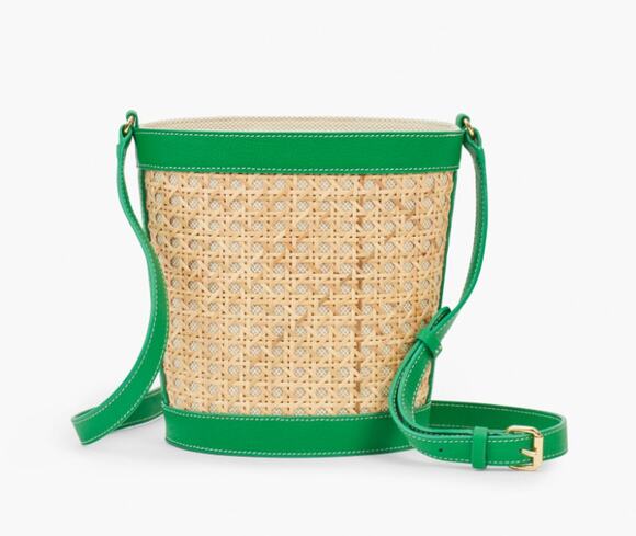 Talbots Handbags - NWOT Talbots Rattan Basket Crossbody Bag